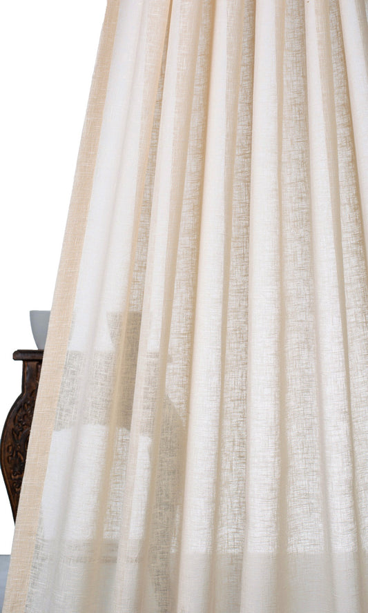 Plain Sheer Window Blinds (Beige)