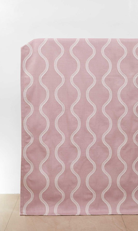 Made-to-Order Window Roman Shades (Pink)