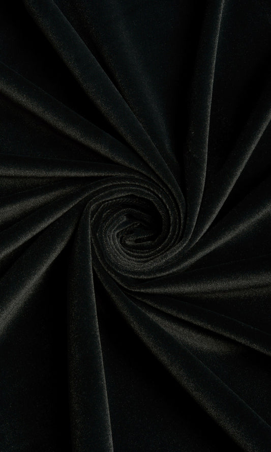 Velvet Fabric Blinds (Black)