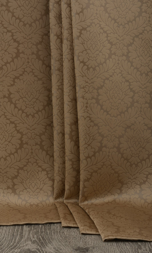 Blackout Window Home Décor Fabric Sample (Brown)