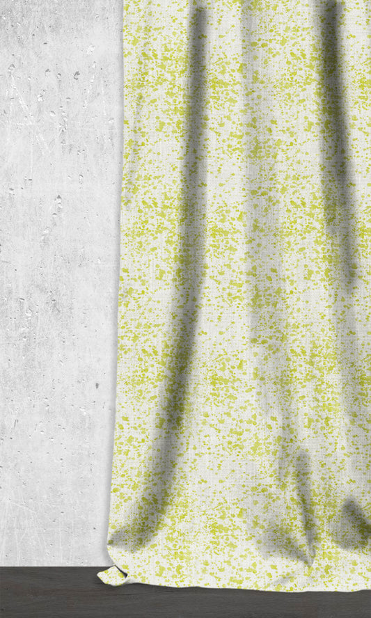 Custom Home Décor Fabric By the Metre (Eggshell White/ Pear Green)