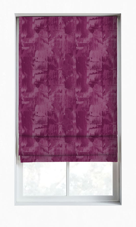 Dimout Striped Window Home Décor Fabric Sample (Pink)