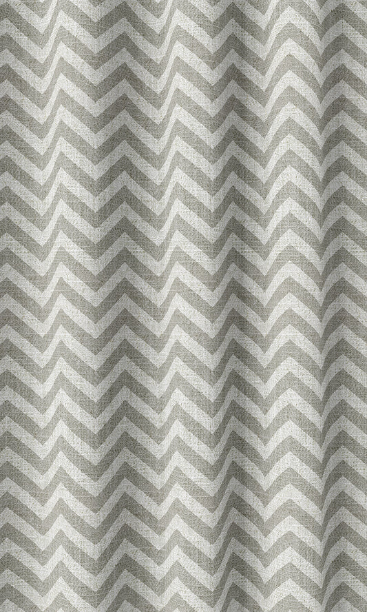 Chevron Print Roman Shades/ Blinds (Grey/ White)