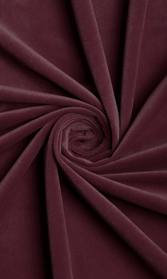 Velvet Home Décor Fabric Sample (Deep Purple)