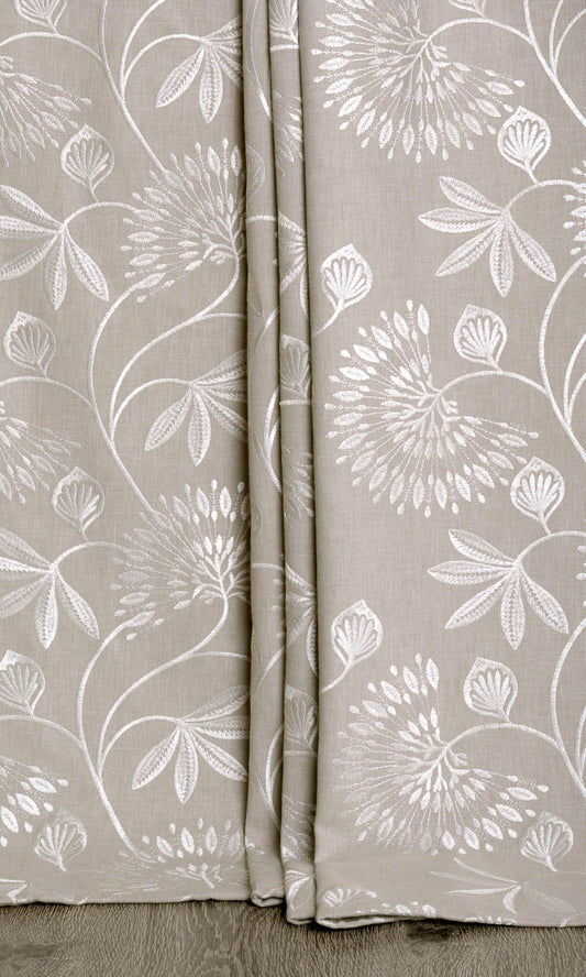 Custom Home Décor Fabric Sample (Oatmeal Beige)