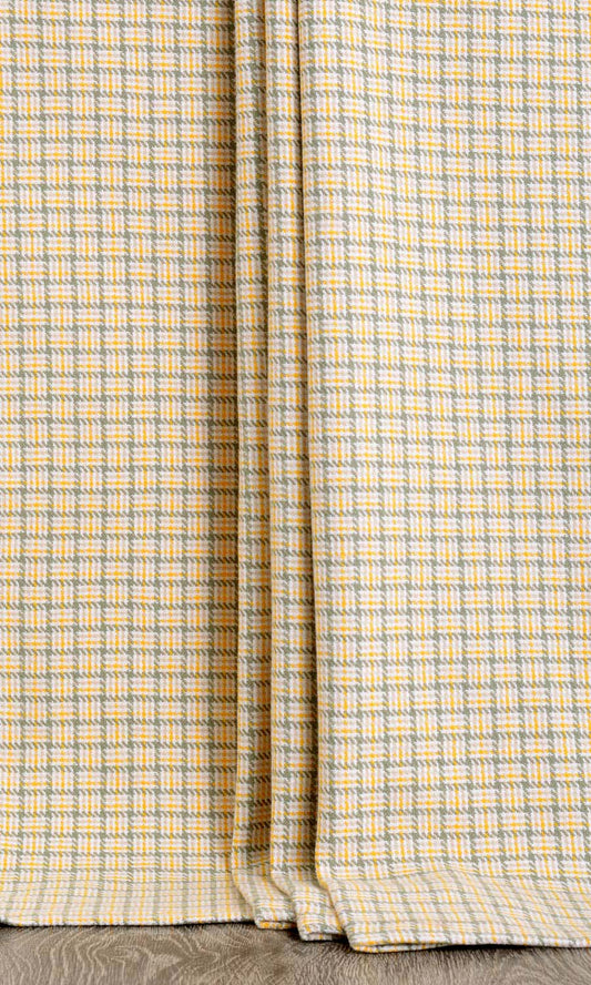 Basketweave Patterned Shades (Yellow/ Gray/ White)