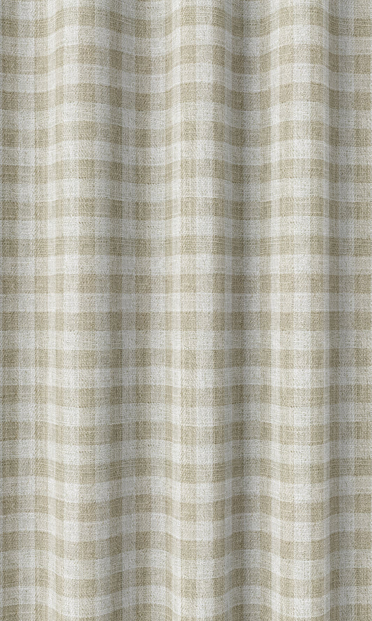 Modern Striped Custom Home Décor Fabric Sample (Beige/ White)