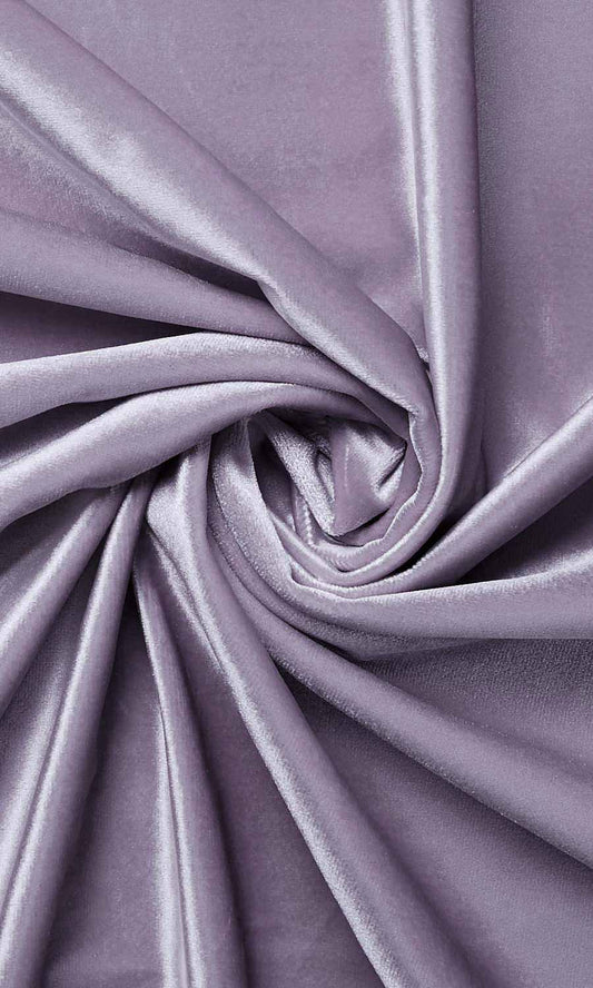 Velvet Custom Size Home Décor Fabric By the Metre (Mauve/ Purple)