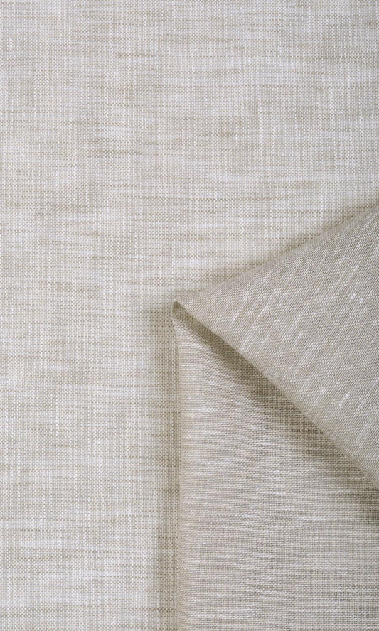 Linen Sheer Custom Size Window Shades (Creamy Beige)