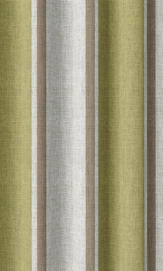 Modern Striped Print Shades (Green/ Brown)