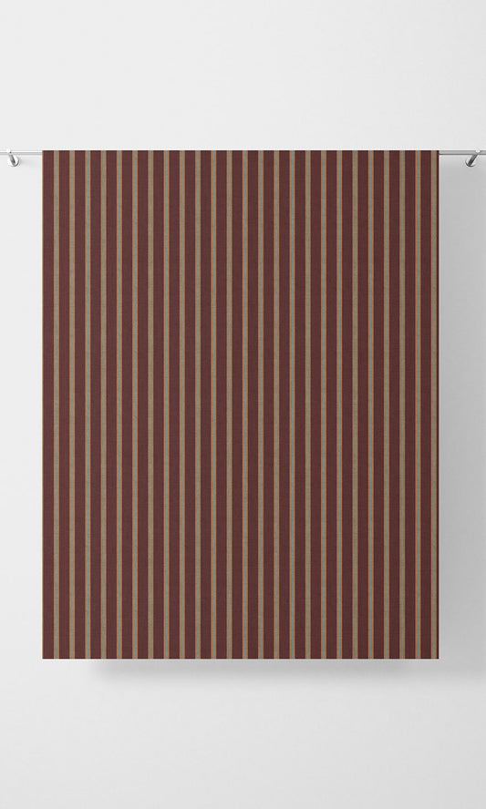 Modern Striped Home Décor Fabric By the Metre (Wine Red/ Orange/ Blue)