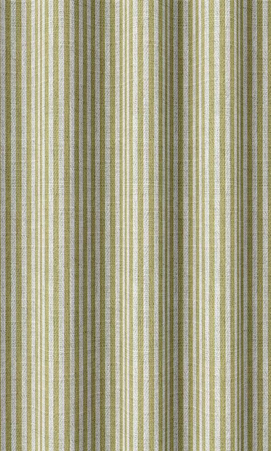 Striped Print Shades (Chartreuse Green/ White)
