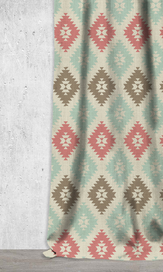 Geometric Print Shades (Pink/ Pastel Blue/ Brown)