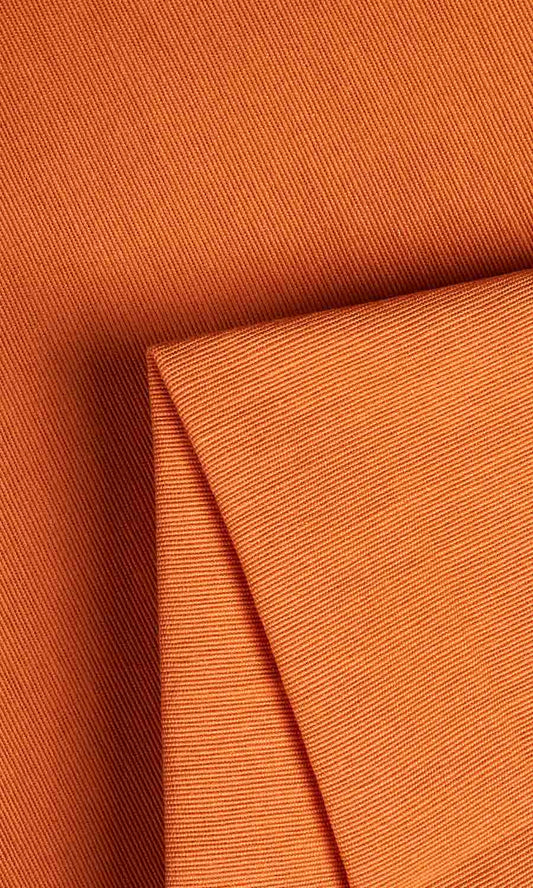 Made to Measure Cotton Blinds (Muted Orange)
