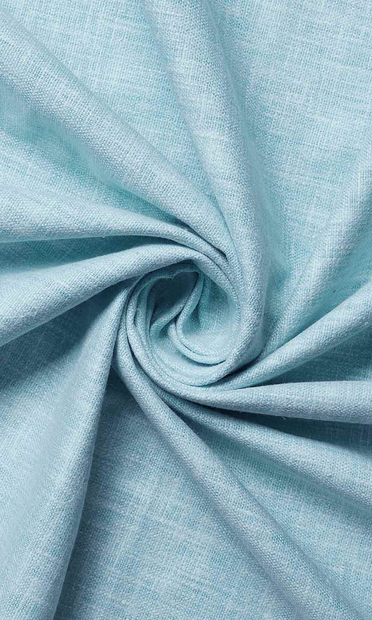 Cotton Blend Roman Blinds (Light Blue)