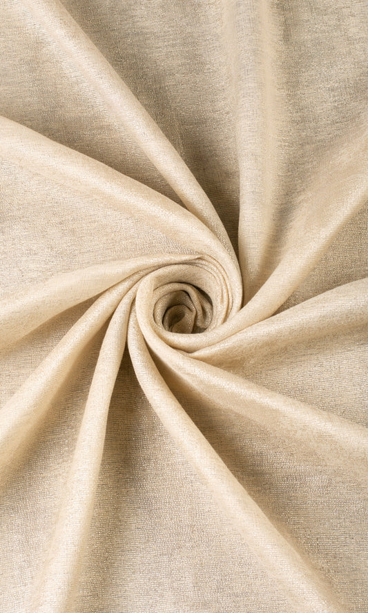 Plain Semi-Sheer Home Décor Fabric By the Metre (Pale Beige)