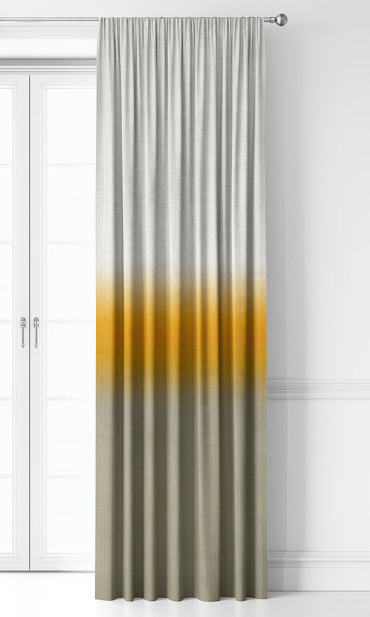 3-Tone Ombre Roman Blinds (Yellow/ Beige)