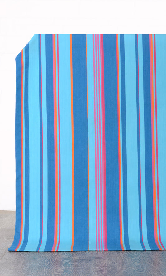 Made to Measure Cotton Window Shades (Blue)