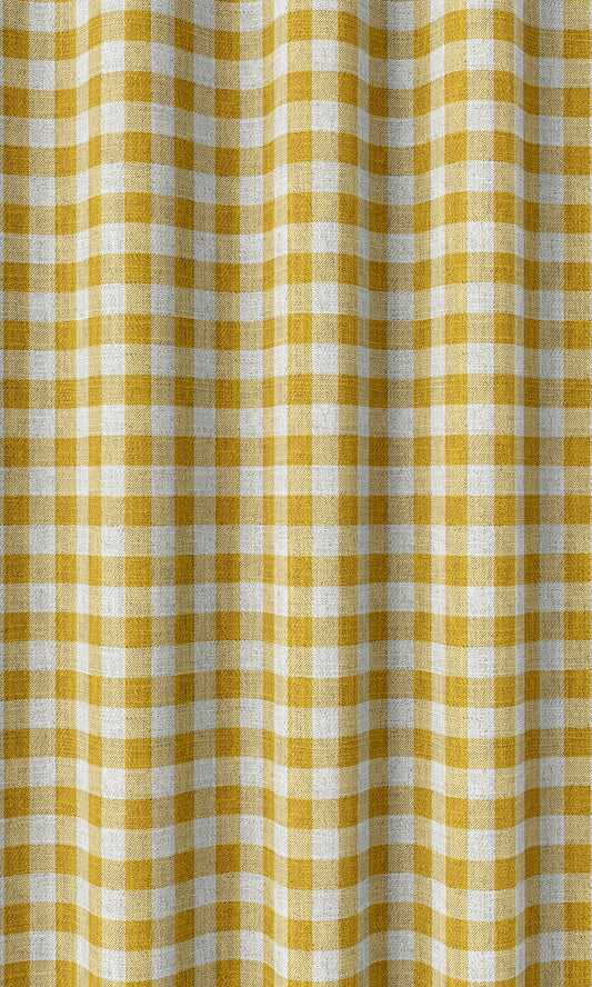 Check Patterned Shades (Deep Yellow/ White)