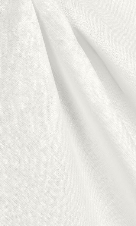 Custom Cotton-Linen Blend Home Décor Fabric By the Metre (White)