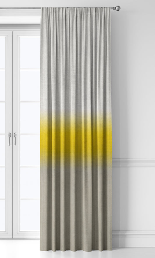 3-Tone Ombre Roman Blinds (Yellow/ Beige)