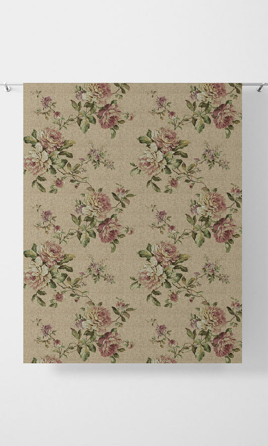 Floral Blinds (Ochre/ Green/ Red)