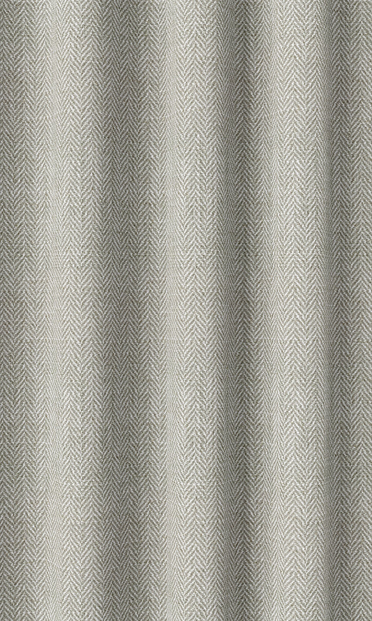 Herringbone Textured Home Décor Fabric Sample (Grey)