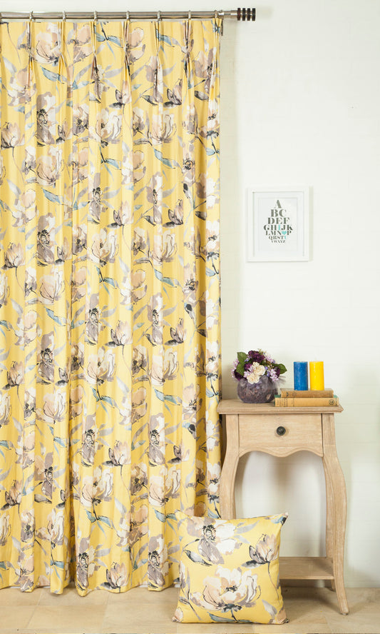 Made-to-Order Custom Home Décor Fabric By the Metre (Yellow)