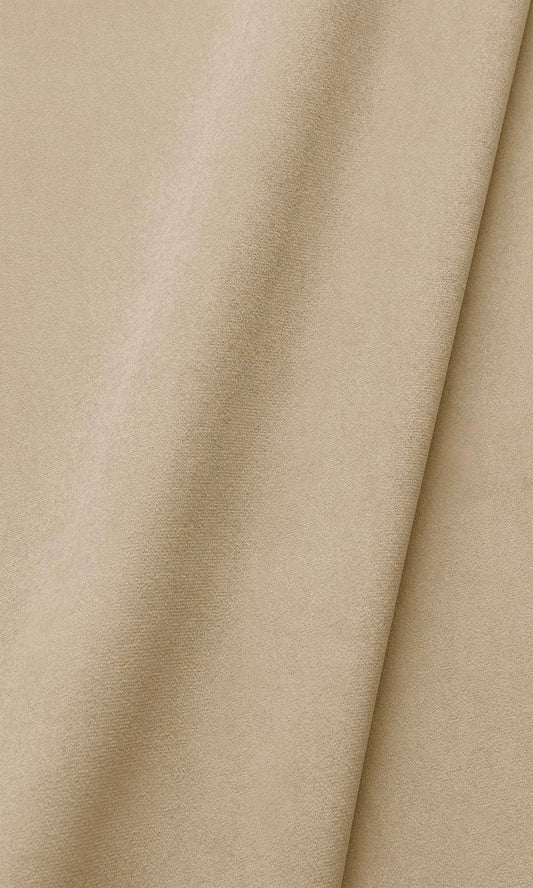 Custom Velvet Home Décor Fabric By the Metre (Beige/ Tan)