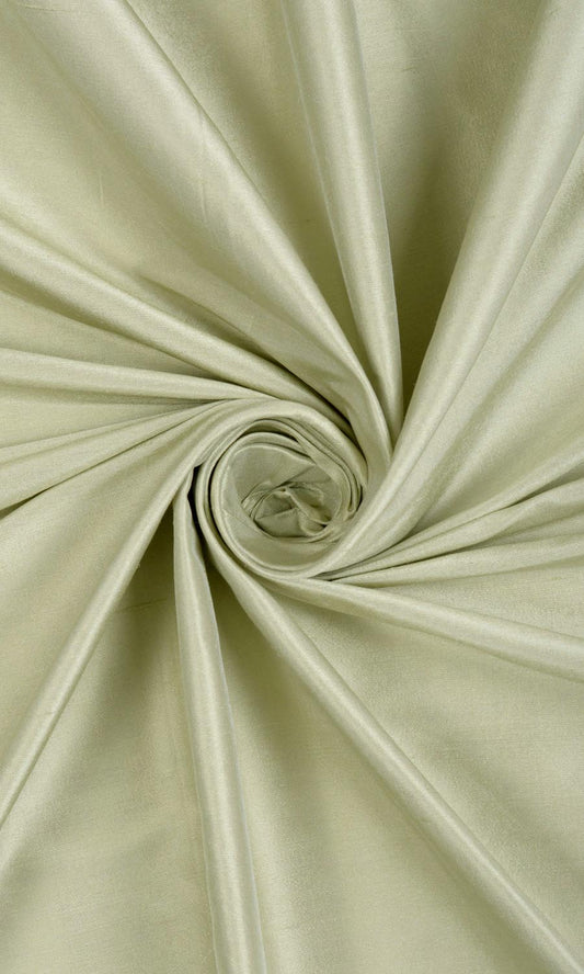 Custom Length Silk Home Décor Fabric Sample (Olive/ Sage Green)