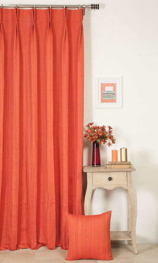 Made to Measure Cotton Window Shades (Orange)