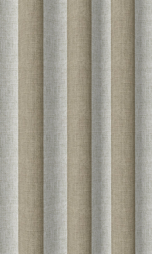 Modern Striped Custom Shades (Brown/ White)