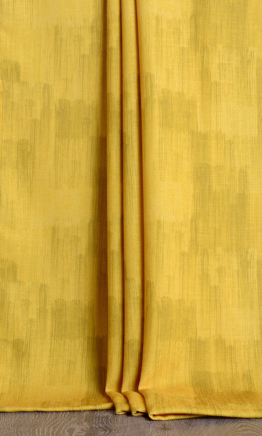 Watercolor Effect Home Décor Fabric By the Metre (Topaz Yellow)