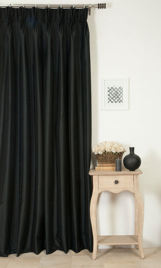 Made to Measure Silk Blinds (Black/ Grey)