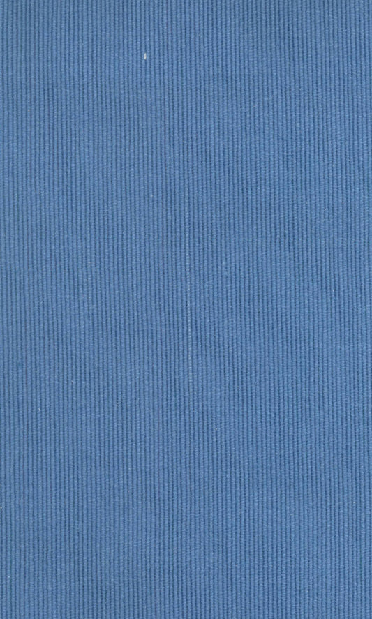 Custom Cotton Window Roman Shades/ Blinds (Plain Blue)