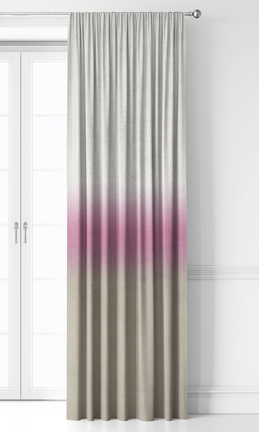 3-Tone Ombre Roman Shades (Pink/ Beige)