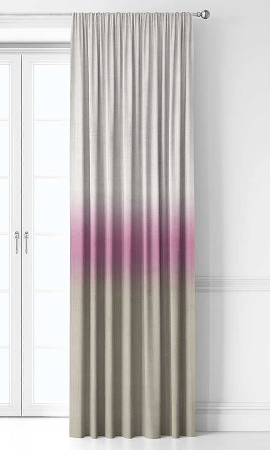 3-Tone Ombre Home Décor Fabric By the Metre (Pink/ Beige)