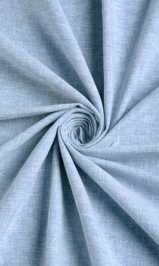 Poly-Cotton Blend Roman Shades (Blue)