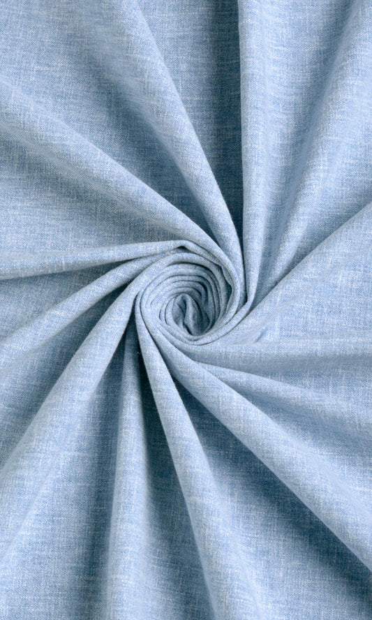 Poly-Cotton Blend Home Décor Fabric By the Metre (Blue)