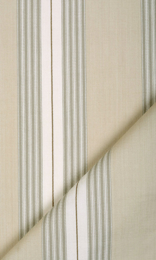 Custom Cotton Window Shades (Beige/ White)