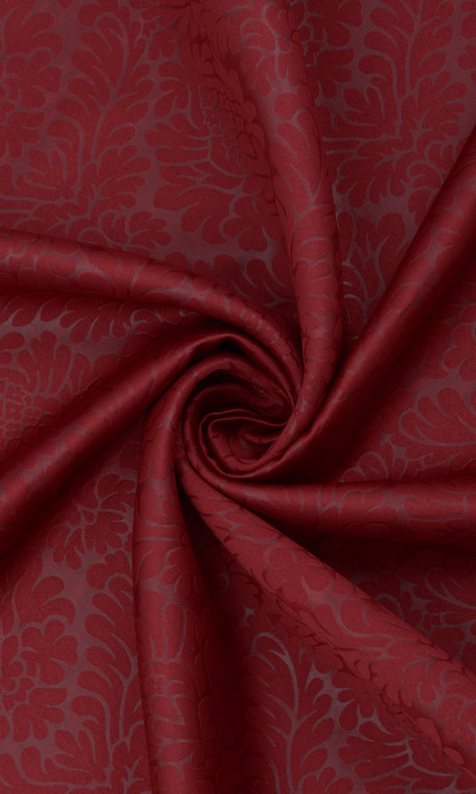 Blackout Window Home Décor Fabric By the Metre (Maroon)