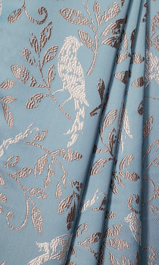 French Country Custom Home Décor Fabric By the Metre (Blue)