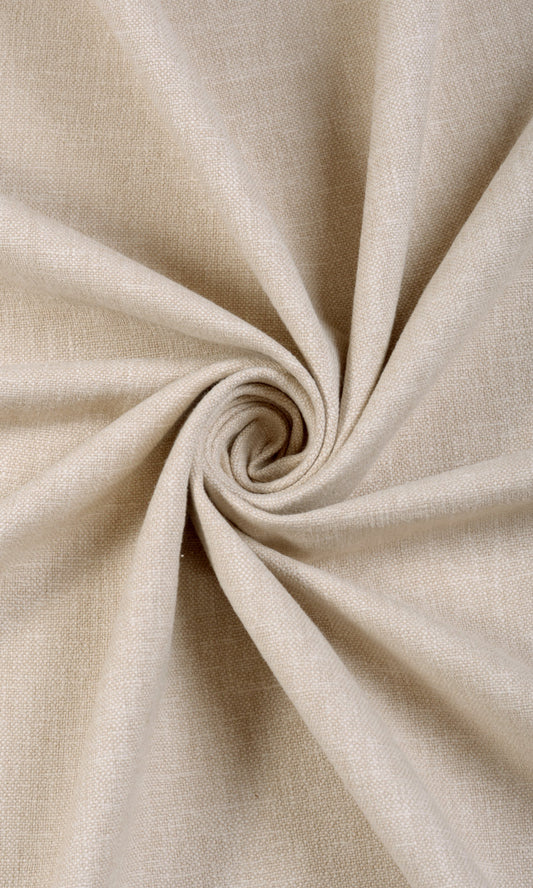 Linen Blend Made to Measure Home Décor Fabric By the Metre (Beige)