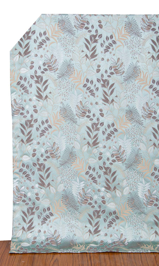 Botanical Roman Shades (Light Blue)