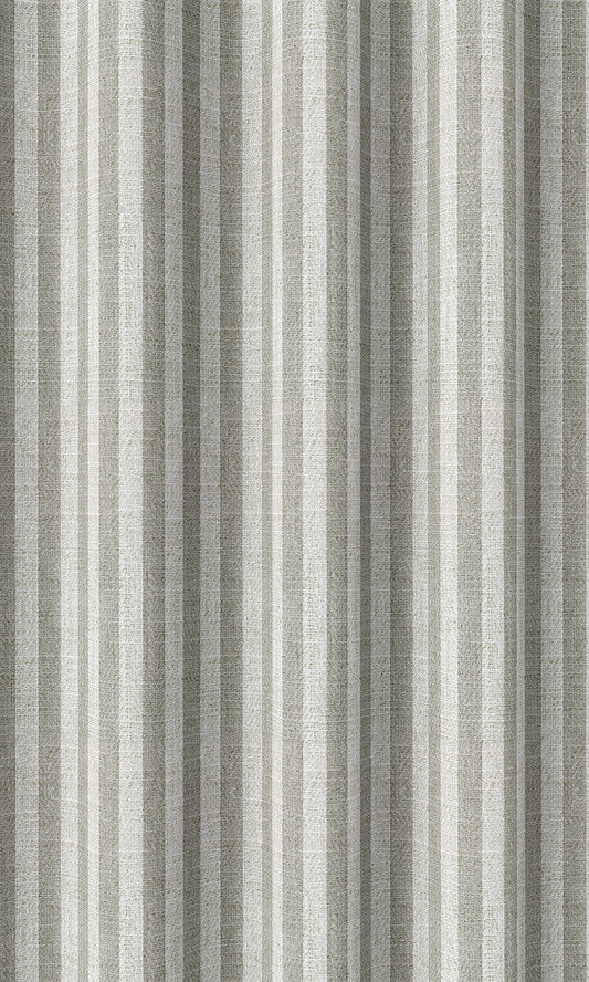 Modern Striped Custom Roman Blinds (Grey/ White)