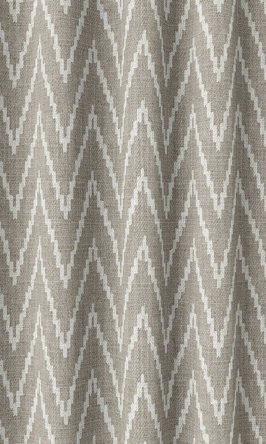 Chevron Print Window Shades/ Blinds (Grey/ White)