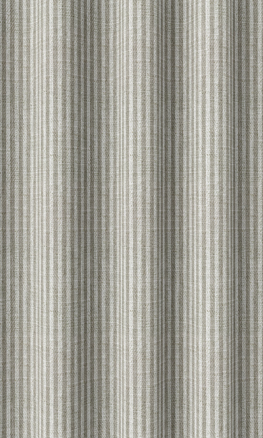 Modern Striped Custom Home Décor Fabric By the Metre (Grey/ White)