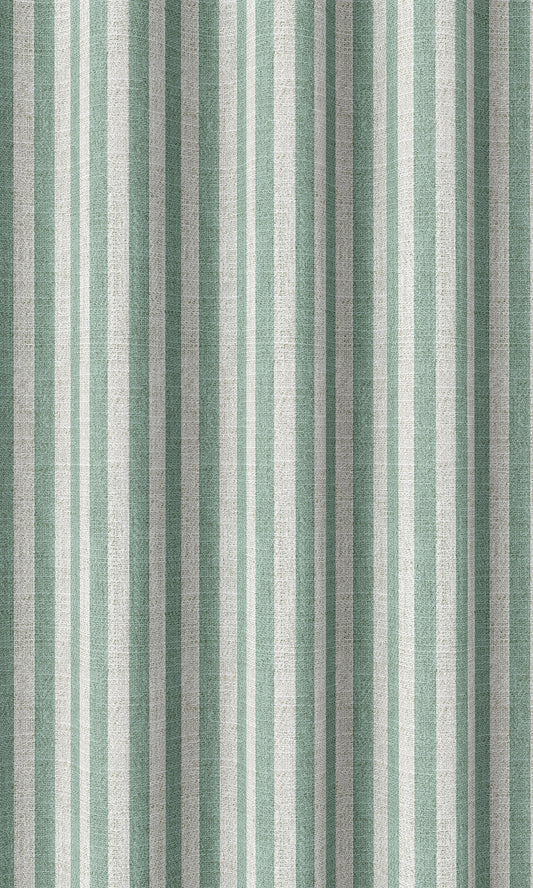 Modern Striped Custom Home Décor Fabric Sample (Blue/ White)