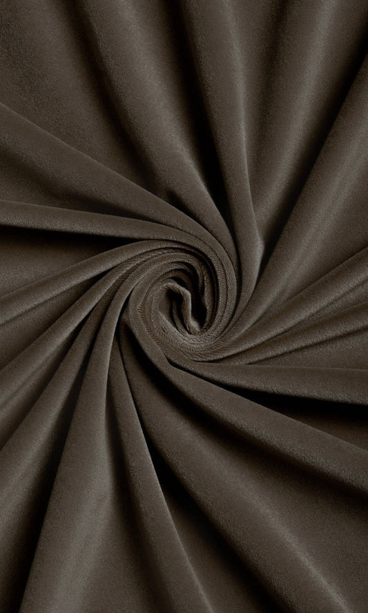 Velvet Home Décor Fabric Sample (Coffee Brown)