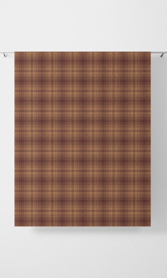 Plaid Print Shades (Muted Orange/ Deep Purple)